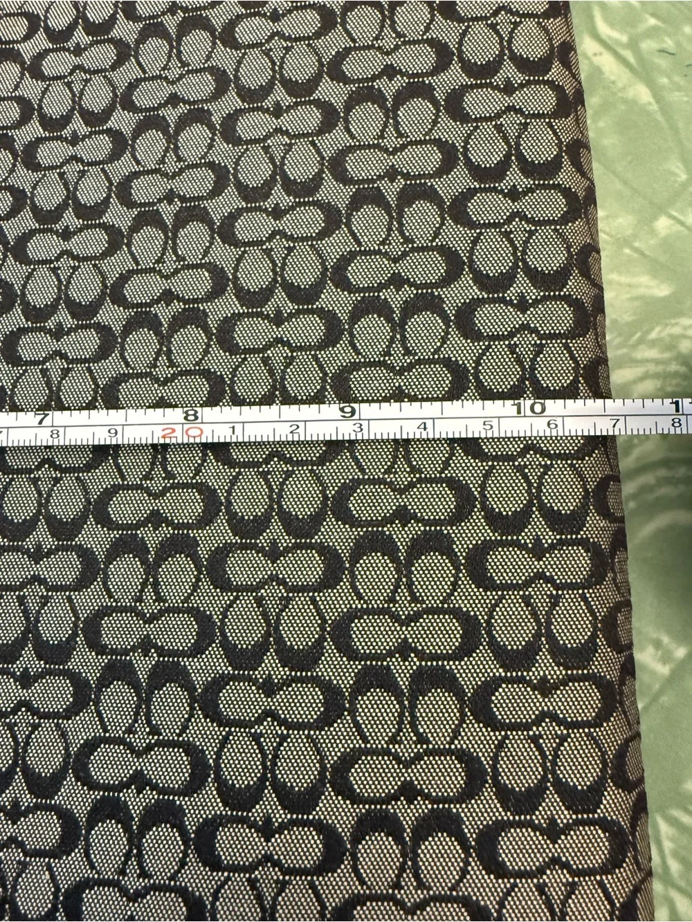 Coach Gray Signature Pattern Laptop Sleeve